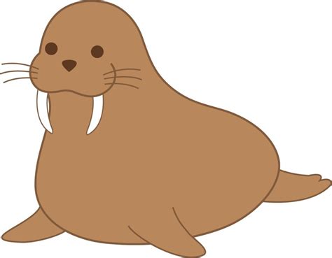 Cartoon Brown Seal Free Image Download