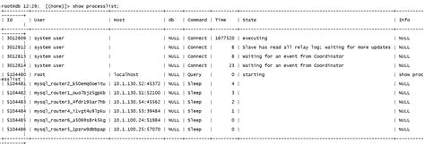 Mysql Mysql Show Processlist Zeven S Blog