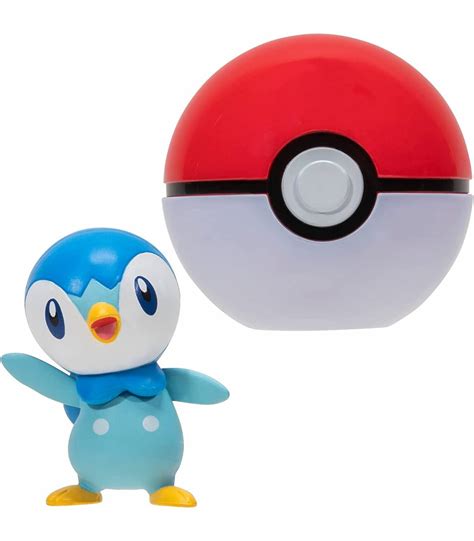 POKEMON CLIP N GO POKÉ BALL PIPLUP DE JAZWARES JUGUETES PANRE