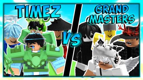 TimeZ TZ Vs Grand Masters GM ROBLOX BedWars Friendly Clan War