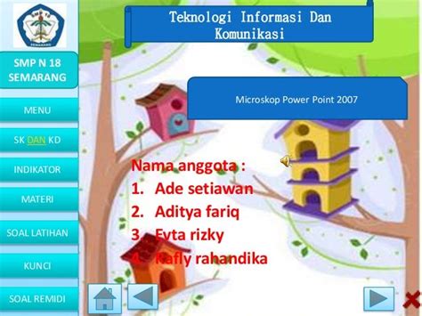 Template Media Pembelajaran Interaktif Power Point Pulp