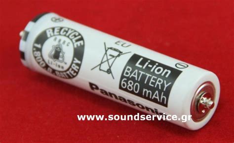 WESLV9ZL2508 PANASONIC WESLV95L2508 RECHARGABLE BATTERY LI-ON 3,7V 680mA