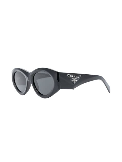 Prada Eyewear Logo Plaque Cat Eye Sunglasses Farfetch