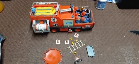 Playmobil Camion Pompiers Eur Picclick Fr