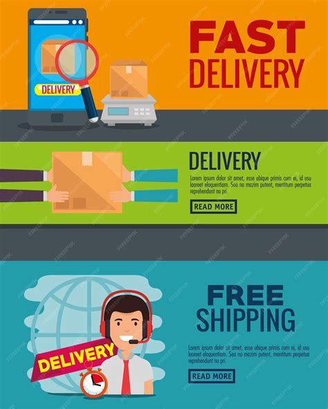 Premium Vector Delivery Service Set Icons Vector Illustration Design