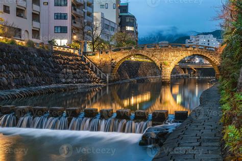 Meganebashi Or Spectacles Bridge Megane Bridge In Nagasaki Kyushu