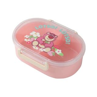 Jual Miniso X Diseny Lotso Kotak Makan Dengan Pembagi Bento Lunchbox