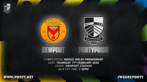 Newport V Pontypridd Matchday Preview Pontypridd Rfc