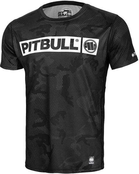 Pitbull West Coast Rashguard Mesh Net Camo Hilltop All Black Camo