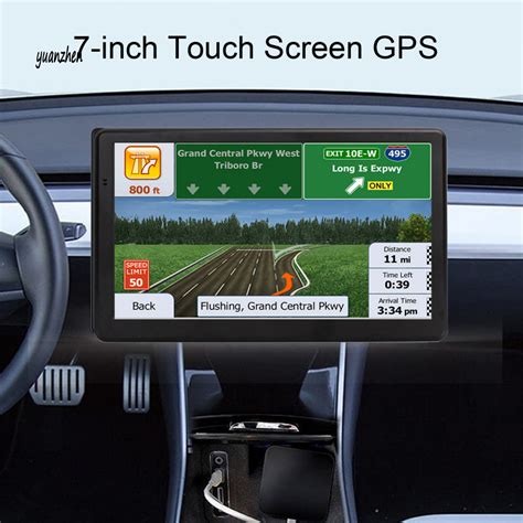 Yuanzhen Car Gps Navigation System Truck Gps Navigation Inch Touch