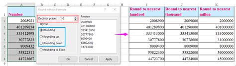 Rounding To Nearest Thousand In Excel