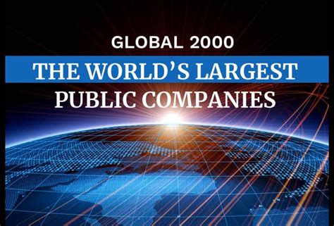 The Worlds Largest Public Companies List