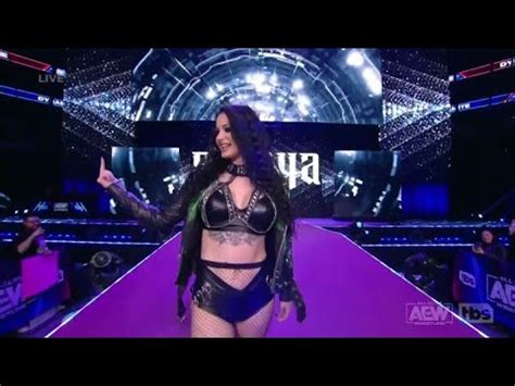 Saraya Entrance Aew Dynamite Feb Youtube