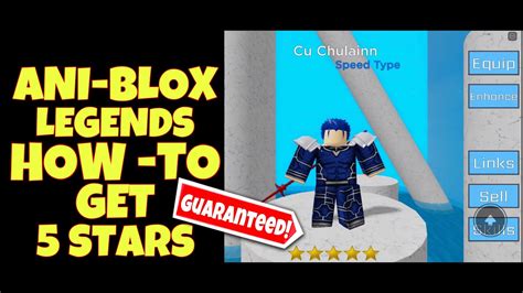 How To Get A Guaranteed Star Unit In Ani Blox Legends Roblox Youtube