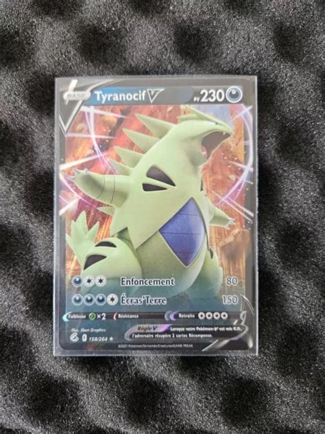 Carte Pokemon Tyranocif V Poing De Fusion Eb Fr Eur