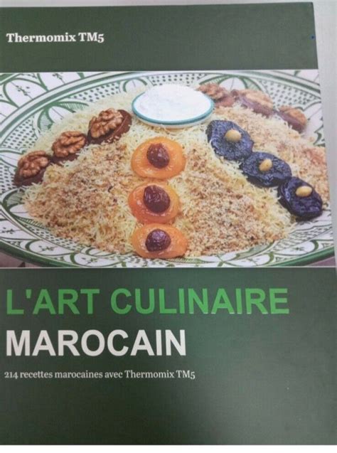 L Art Culinaire Marocain Recettes Thermomix Version Pdf Livre De