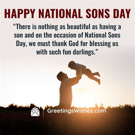 Happy National Sons Day Images Celie Darleen