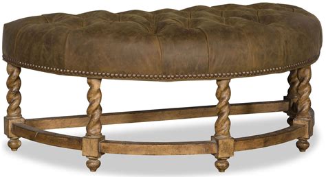 Tufted Half Round Bench