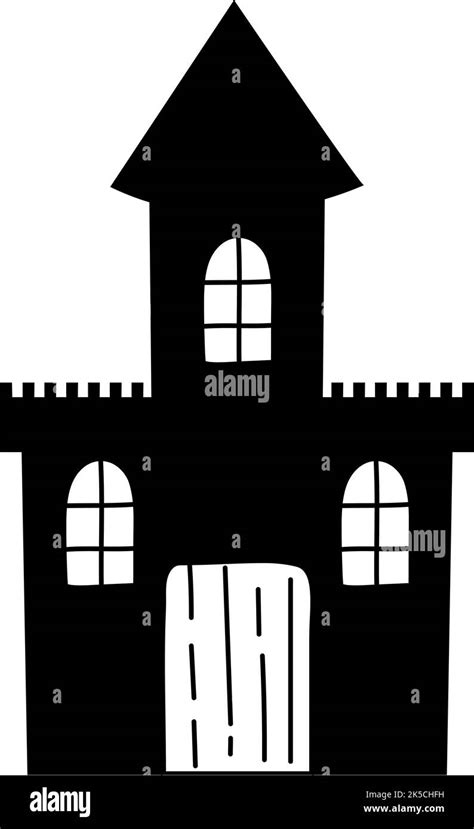 Black Castle Illustration Stock Vector Image And Art Alamy