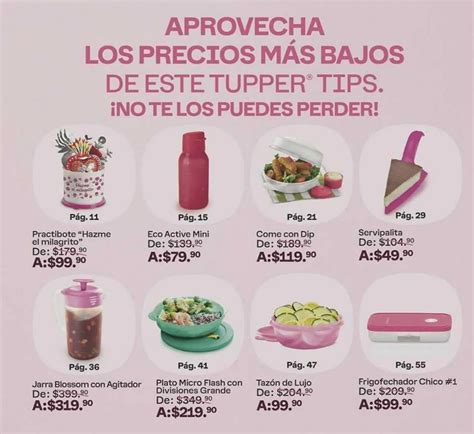 Cat Logo Tupperware Campa A M Xico Catalogo Cosmeticos