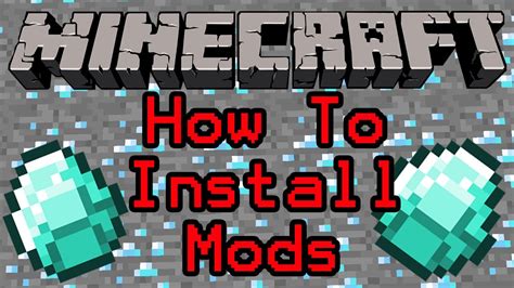 Minecraft How To Install Mods Youtube