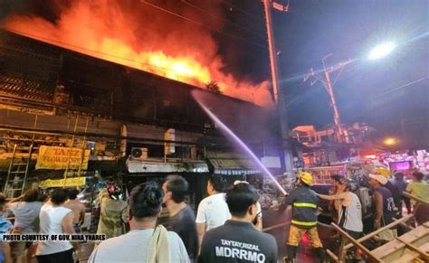 Sunog Sumiklab Sa Residential Commercial Area Sa Taytay Rizal