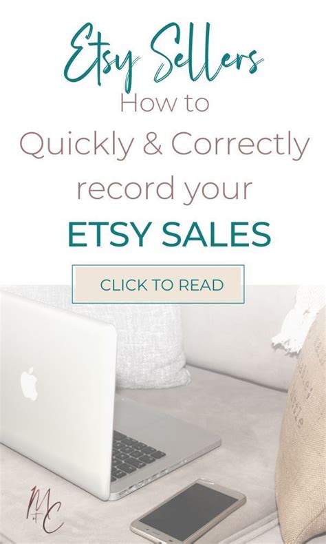 How To Record Your Etsy Sales Etsy Marketing Etsy Sales Starting An