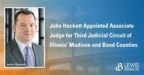 John Hackett Appointed Associate Judge For Third Judicial Circuit Of Illinois’ Madison And Bond