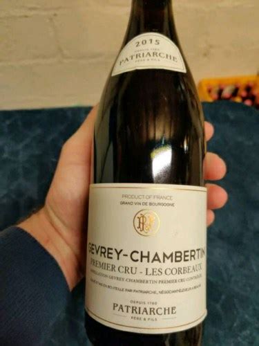 Patriarche P Re Fils Gevrey Chambertin Premier Cru Les Corbeaux