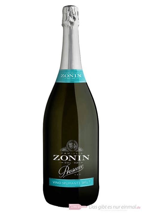 Zonin Prosecco Spumante Brut Doc 15l Magnum Flaschen