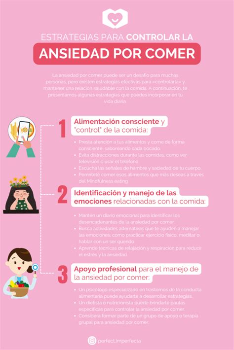 Estrategias Para Controlar La Ansiedad Por Comer Perfect Imperfecta