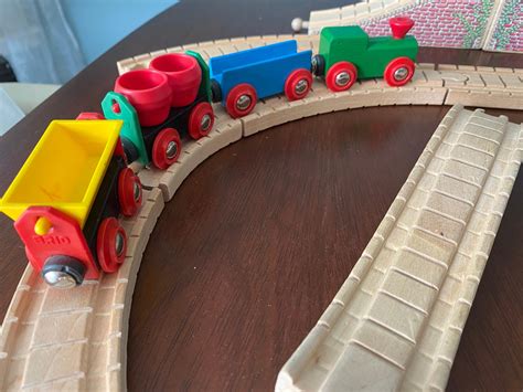 wood train set wood train wooden train set  etsy