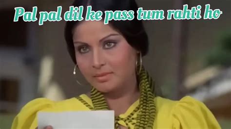 Pal Pal Dil Ke Pass Blackmail Movie Song Kishore Kumar Songs Rakhee