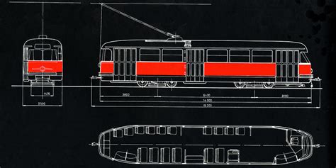 Blueprint Of Tatra T Ii Sputnik 1956 A Dimensional Dra Flickr