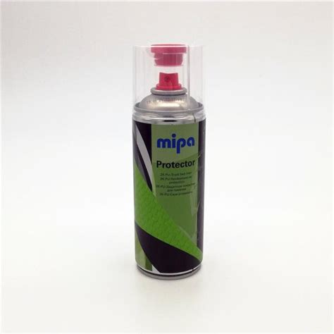 Mipa Protector 2K Spray Black Incl Hardener 400ML QPaints Car