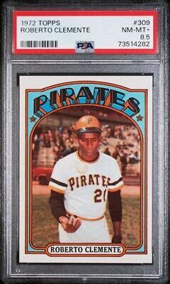 Topps Roberto Clemente Psa Ebay