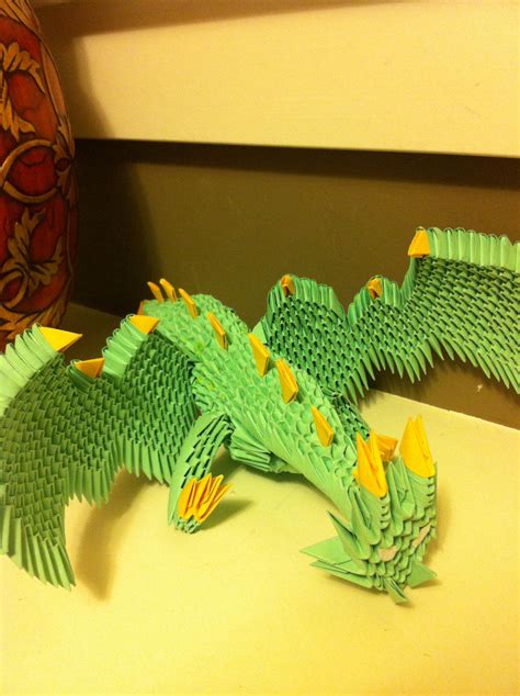 3d Origami Dragon By Waddlesthepenguin On Deviantart