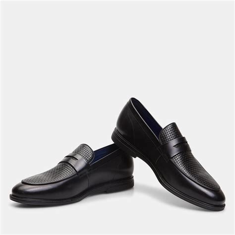 Mocassini Uomo In Pelle Con Tomaia Intrecciata Nero 8146206 Bata