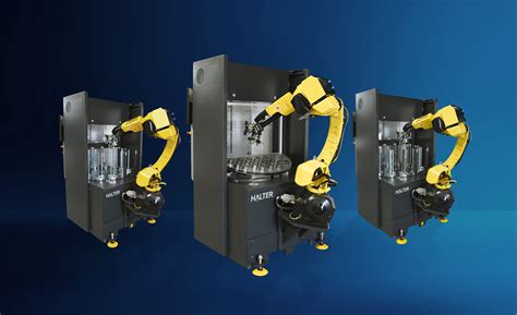 Automated Tending Lathe Milling Robots Halter CNC Automation