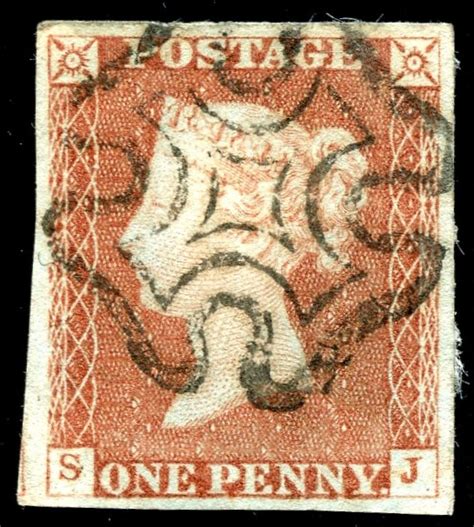 John Kinnard Stamps Sg Bs D Red Plate Superb Maltese Cross