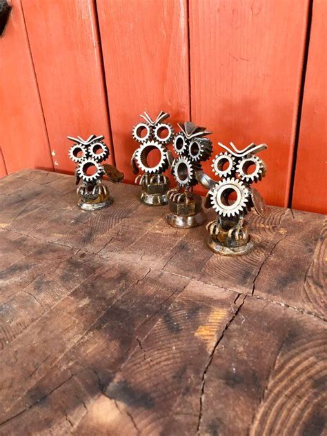 Owl Industrial Decor Owl T Owl Sculpture Metal Owl Owl Decor