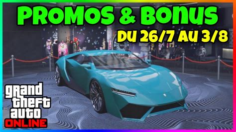 Promotion Et Bonus De La Semaine Gta Online Voitures Gratuites