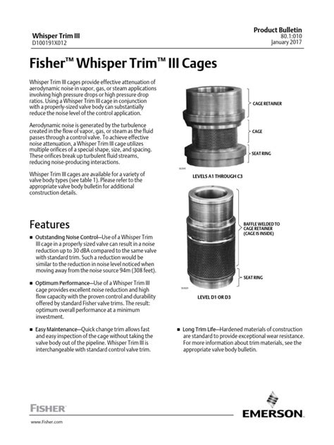 Fisher Whisper Trim Valve Noise Free 30 Day Trial Scribd