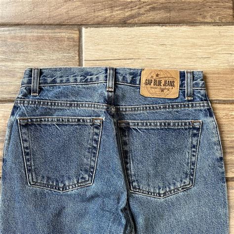 Vintage Gap Blue Jeans Button Fly 90s Made In Depop