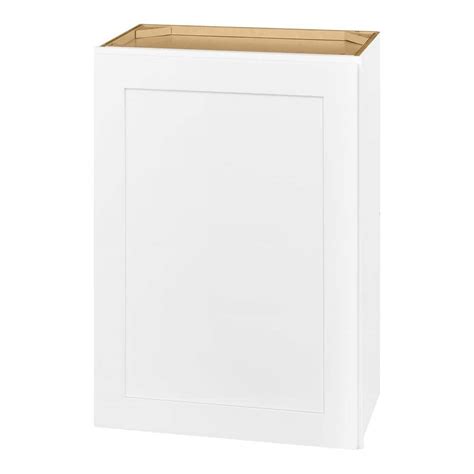 Hampton Bay Avondale Shaker Alpine White Quick Assemble Plywood In