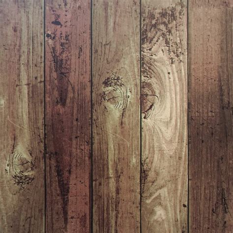 Buy Dark Brown Wood Plank Wallpaper Self Adhesive Wallpaper Wood Penal ...