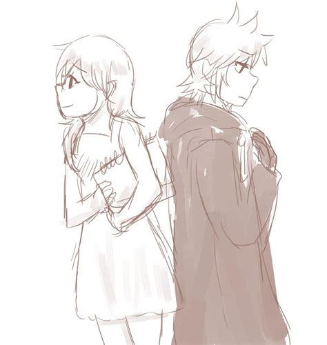 Kingdom Hearts Sora And Kairi And Roxas And Namine Drawing