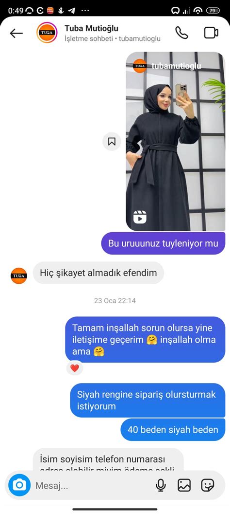 Tuba Mutio Lu T Bamutio Lu Sitesinden Ald M Kaban N T Ylenmesi