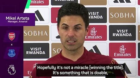 West Ham Beating Man City Wont Be A Miracle Arteta Video Dailymotion