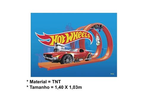 Kit Decoração Festa Hot Wheels Painel 25 Balões Toalha